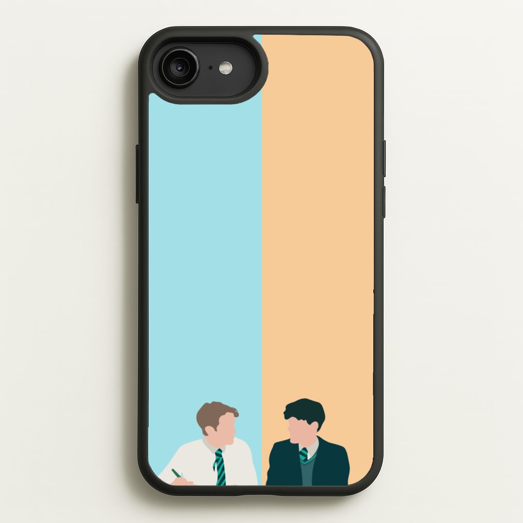 Blue And Yellow - Heart TV - Heartstopper Phone Case for iPhone 6 Plus / 7 Plus / 8 Plus