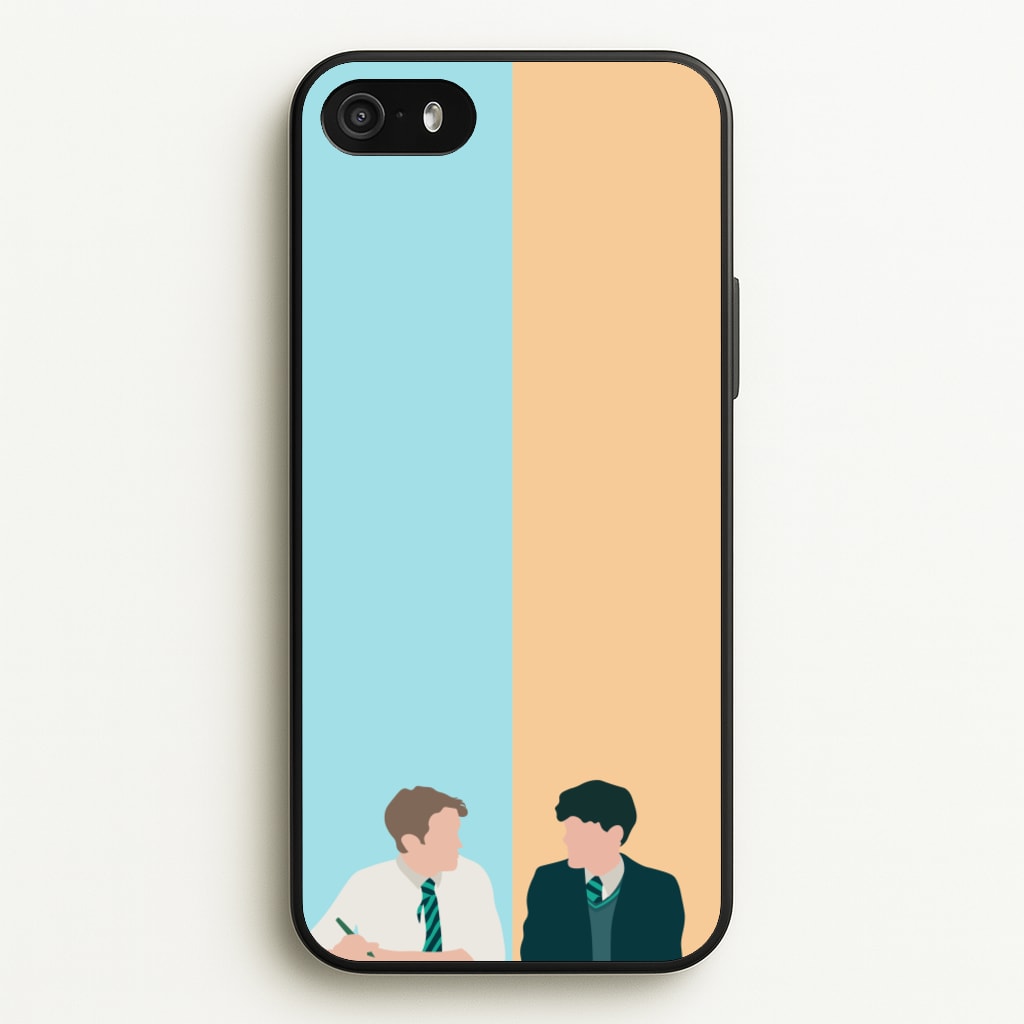 Blue And Yellow - Heart TV - Heartstopper Phone Case for iPhone 5 / 5s / SE 2016