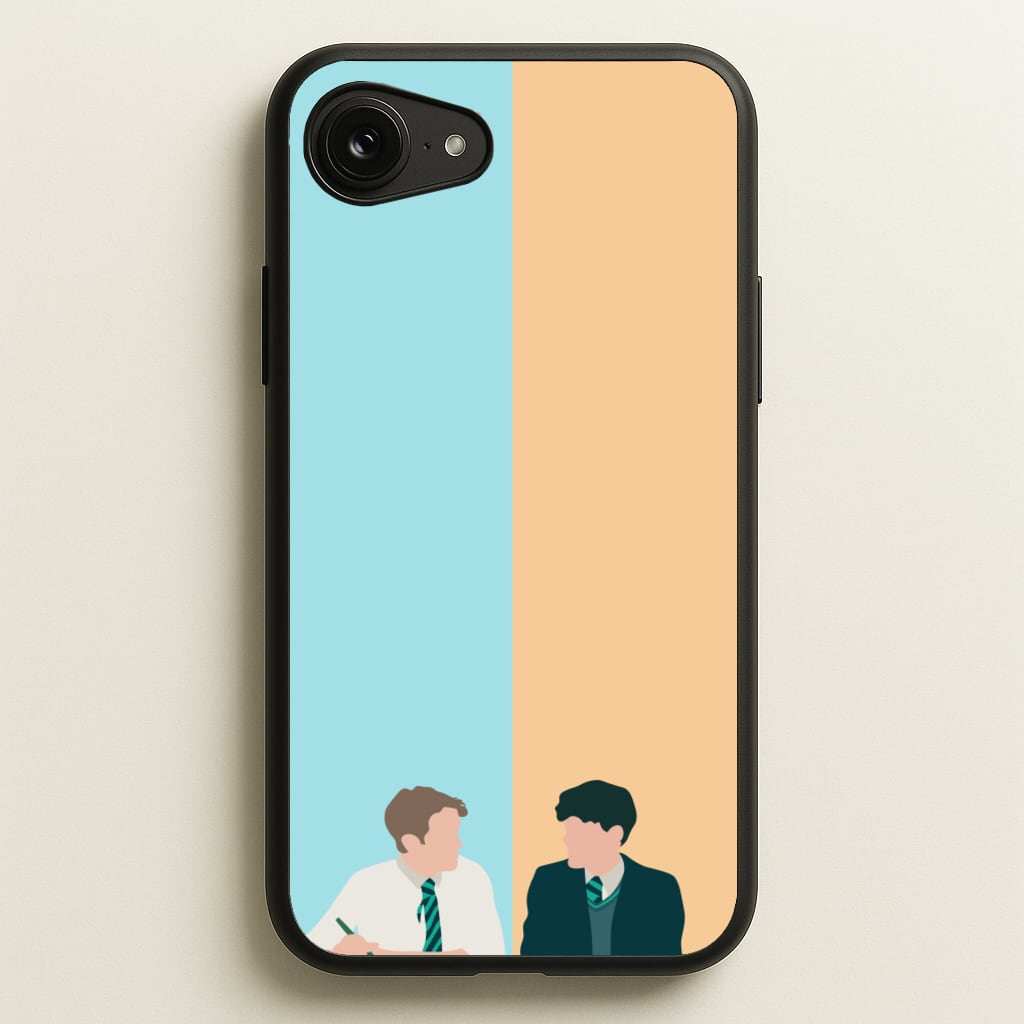 Blue And Yellow - Heart TV - Heartstopper Phone Case for iPhone 16e