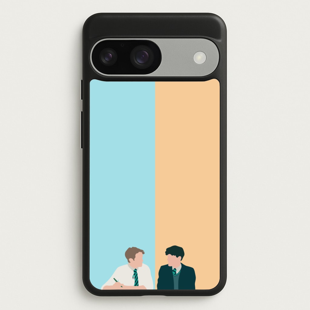 Blue And Yellow - Heart TV - Heartstopper Phone Case for Google Pixel 9 / 9 Pro