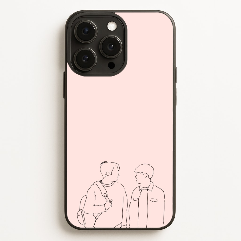 Outline - Heart TV - Heartstopper Phone Case for iPhone 12 Pro Max