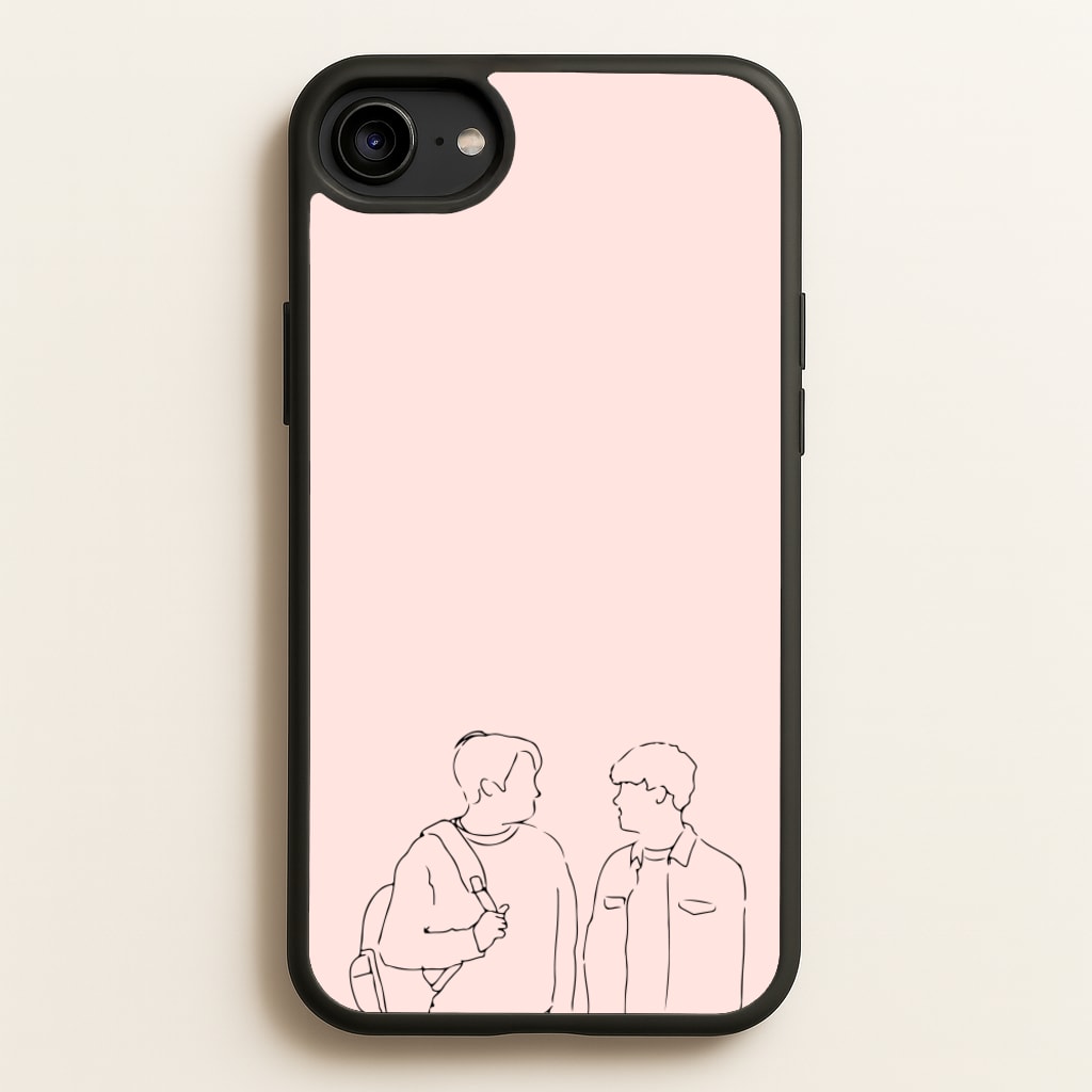 Outline - Heart TV - Heartstopper Phone Case for iPhone 6 / 7 / 8 / SE