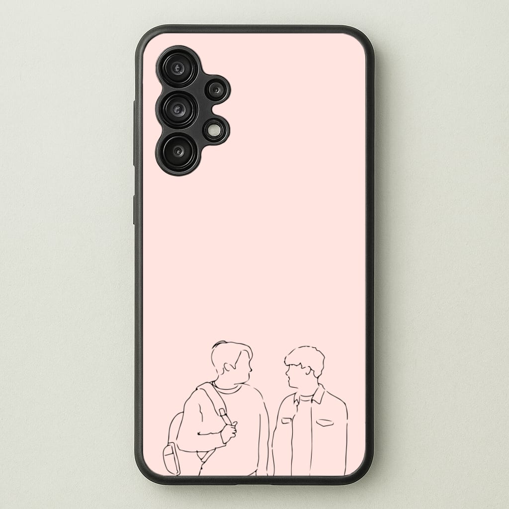 Outline - Heart TV - Heartstopper Phone Case for Galaxy A13