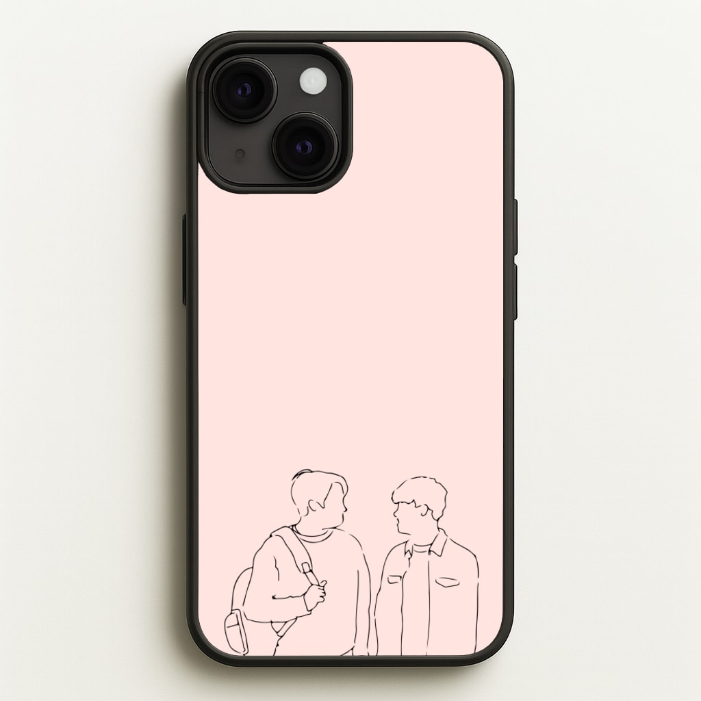 Outline - Heart TV - Heartstopper Phone Case for iPhone 13