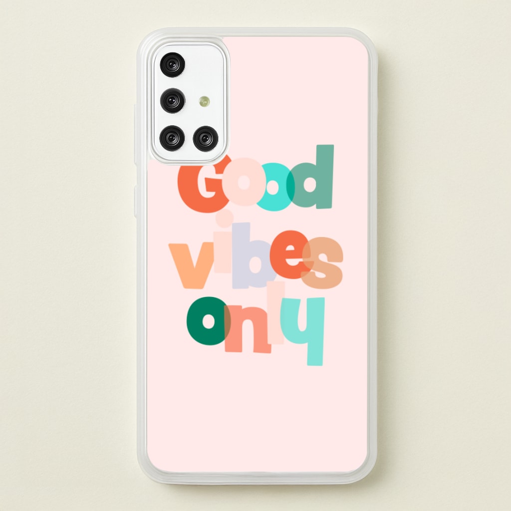Colourful Good Vibes Only - Hot Girl Summer Phone Case for Galaxy A71
