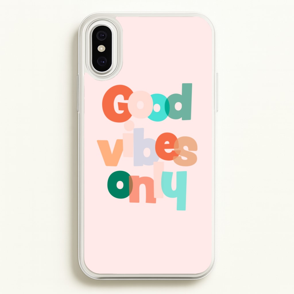 Colourful Good Vibes Only - Hot Girl Summer Phone Case for iPhone XS Max