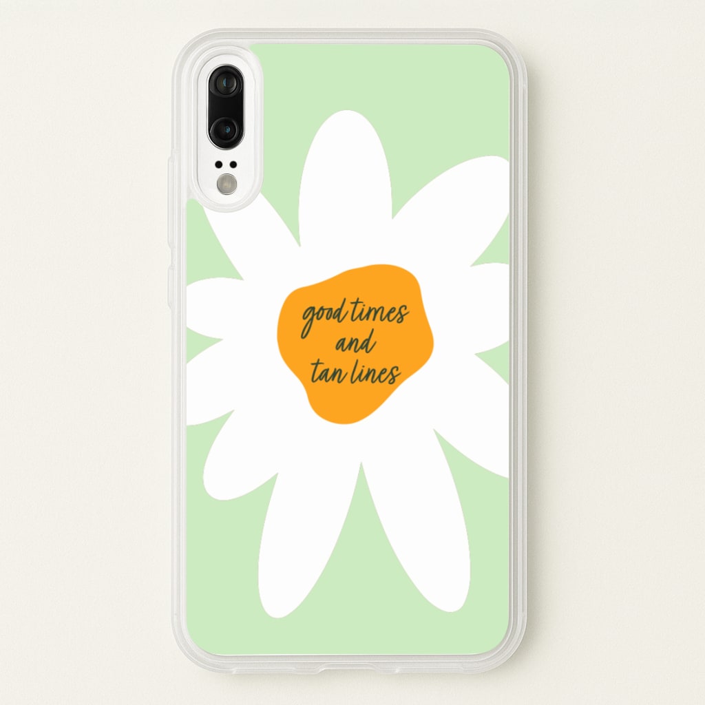 Good Times and Tan Lines - Hot Girl Summer Phone Case for Huawei P20