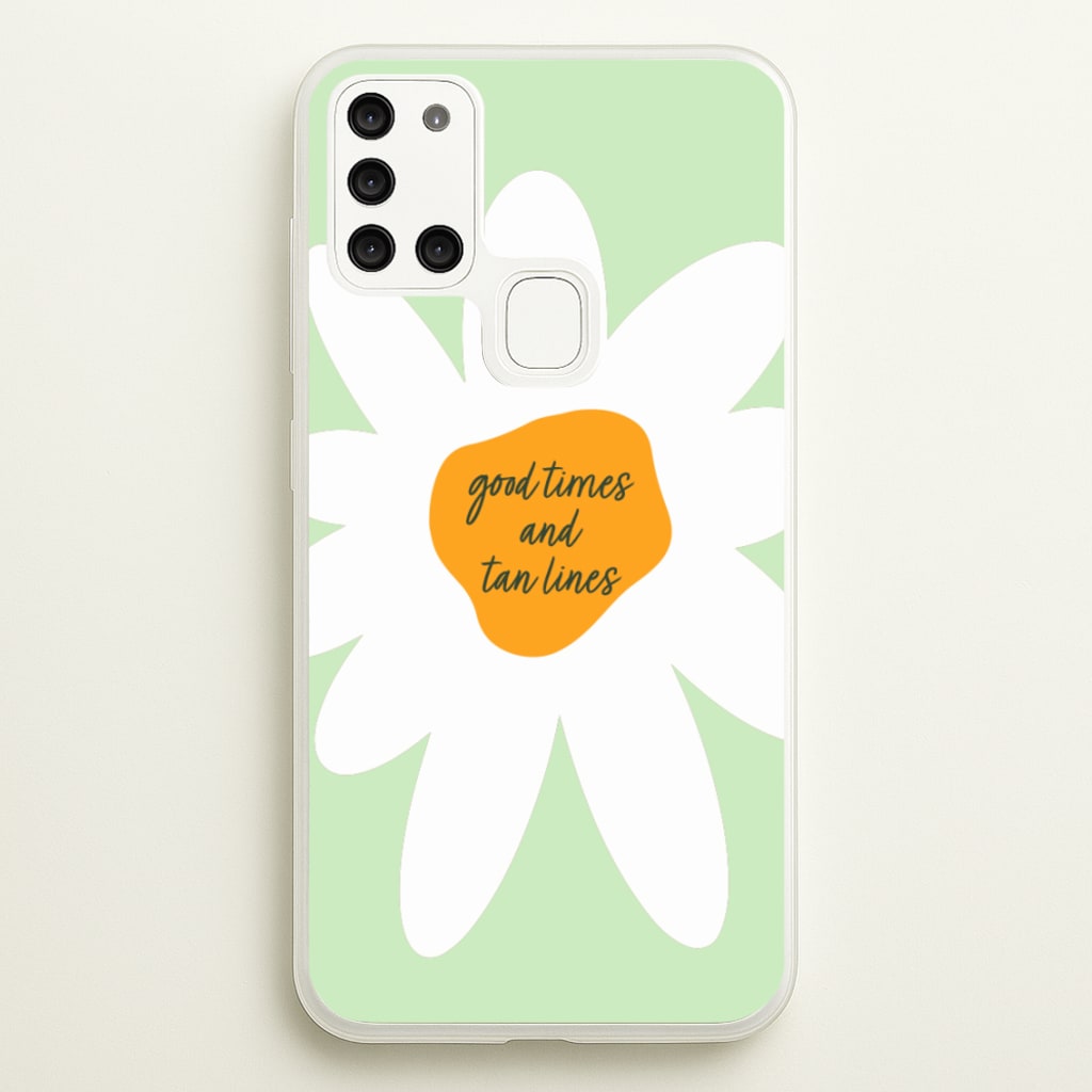 Good Times and Tan Lines - Hot Girl Summer Phone Case for Galaxy A21s
