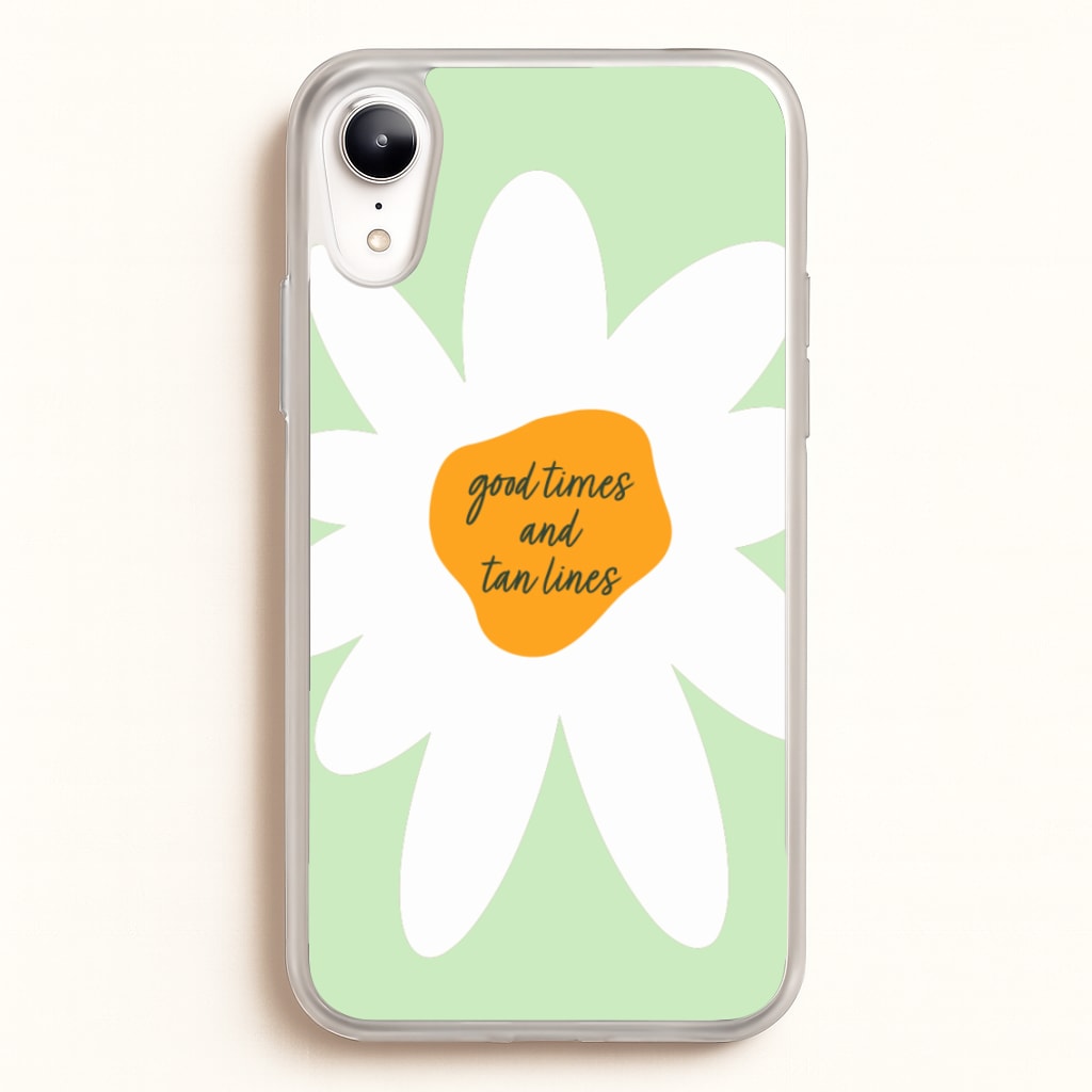 Good Times and Tan Lines - Hot Girl Summer Phone Case for iPhone XR