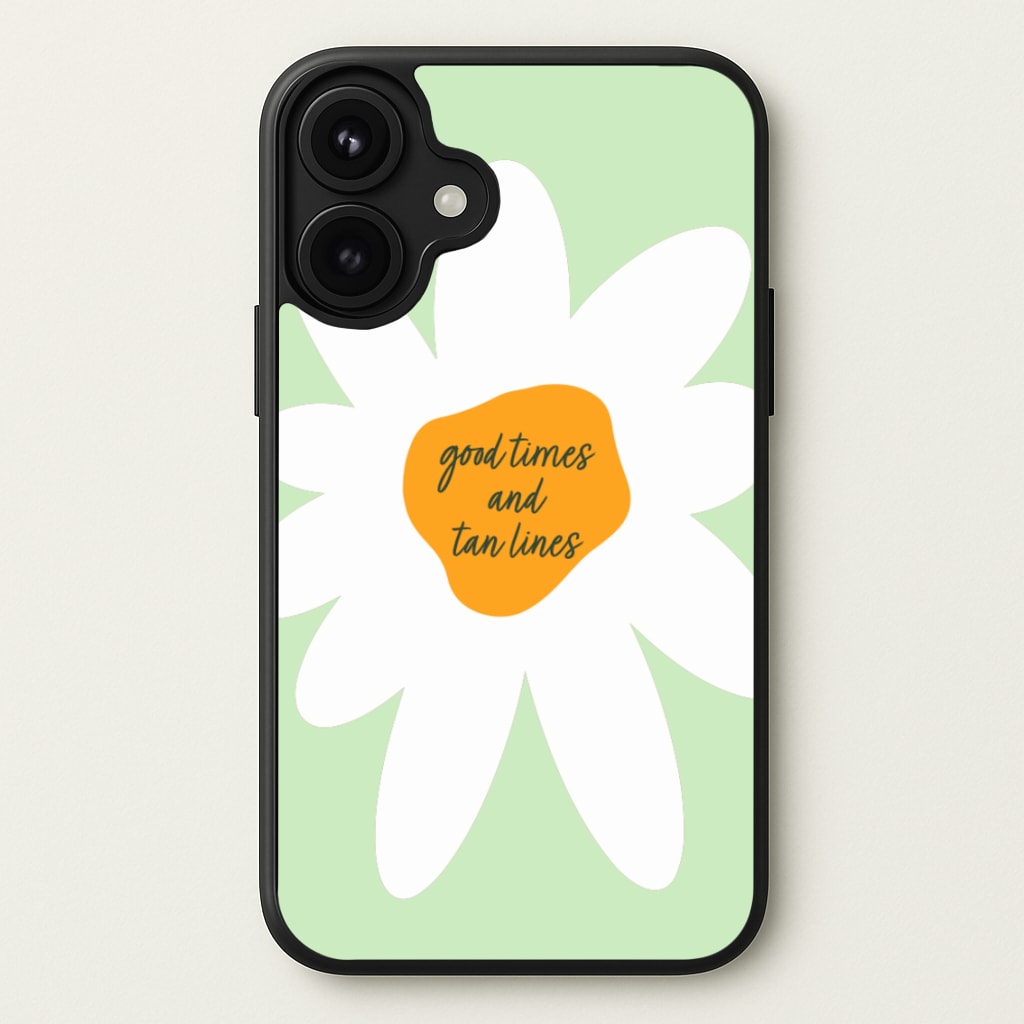 Good Times and Tan Lines Phone Case for iPhone 17