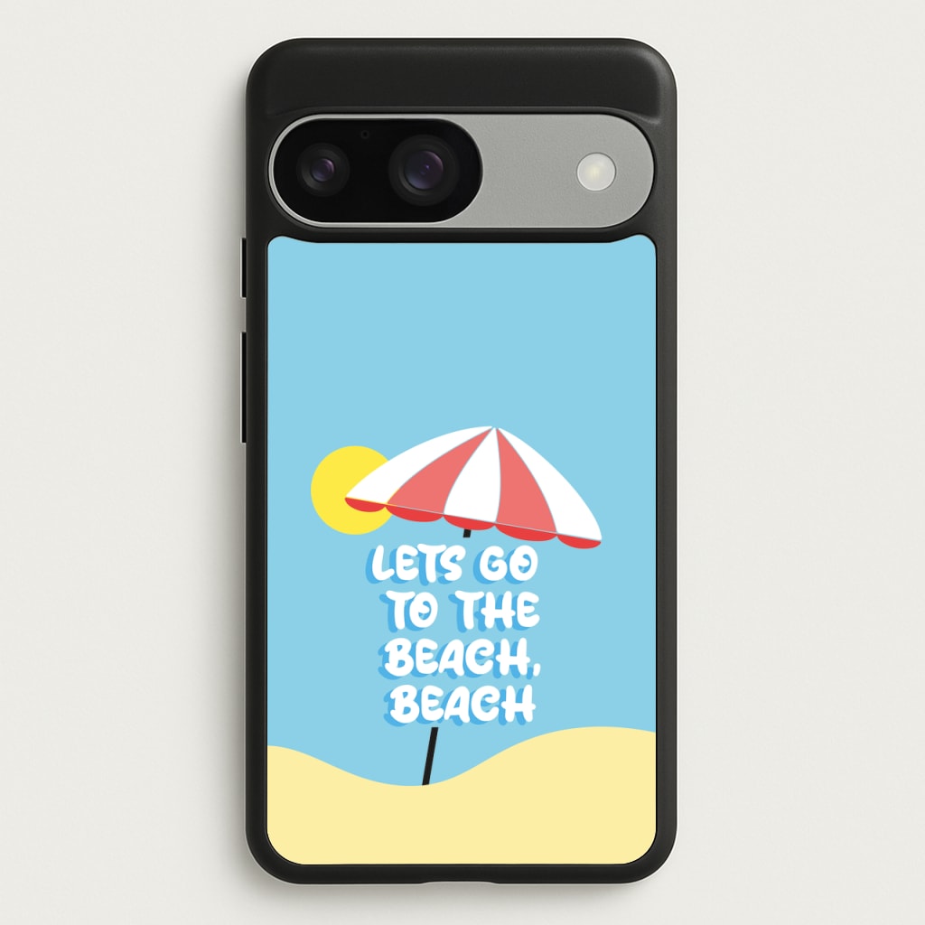 Lets Go To The Beach - Summer Quotes - Summer Quotes Phone Case for Google Pixel 9 / 9 Pro