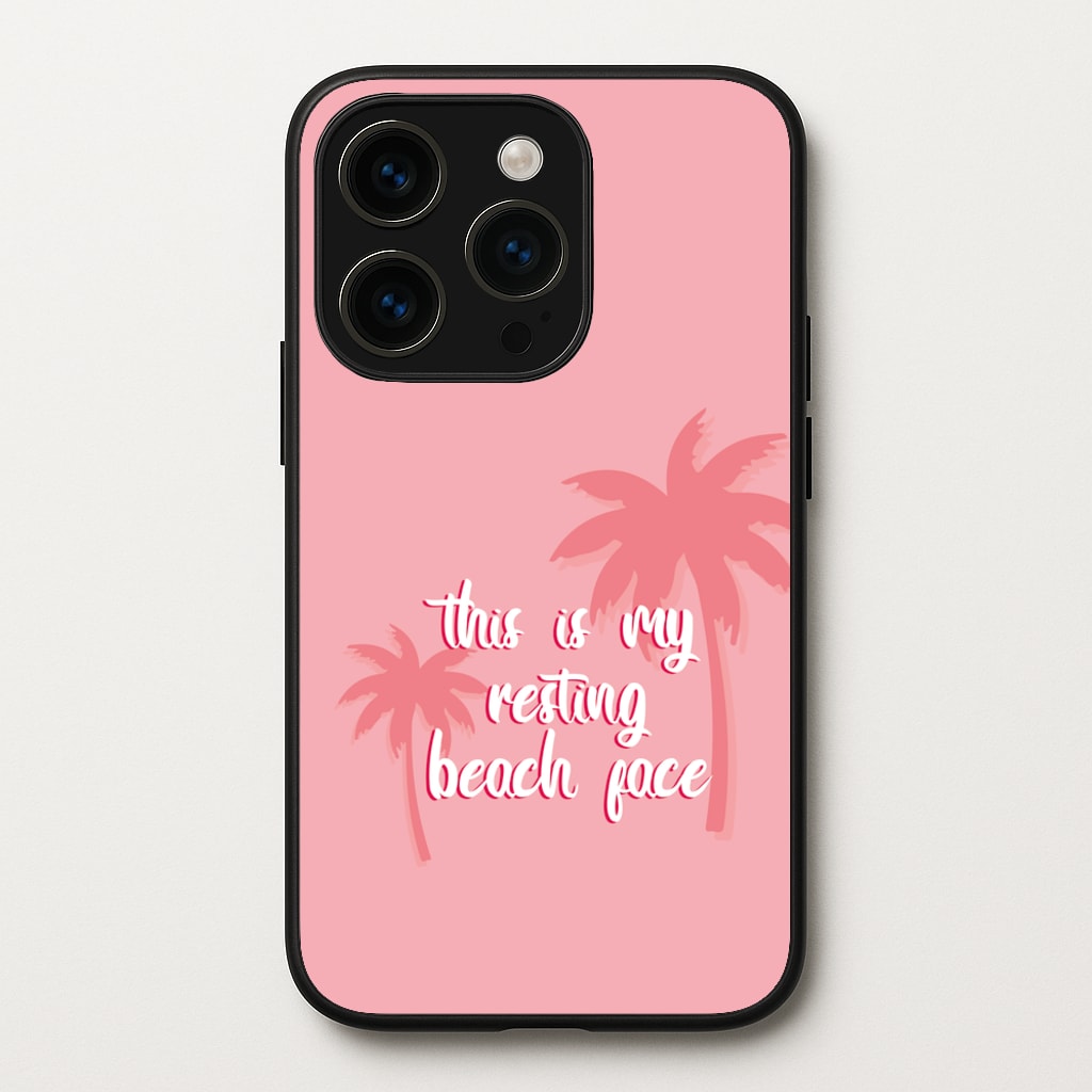 This Is My Resting Beach Face - Summer Quotes - Summer Quotes Phone Case for iPhone 14 Pro Max