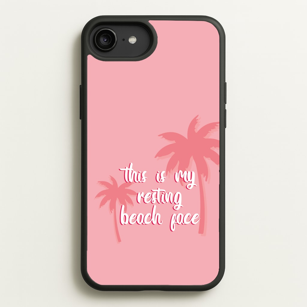 This Is My Resting Beach Face - Summer Quotes - Summer Quotes Phone Case for iPhone 6 Plus / 7 Plus / 8 Plus