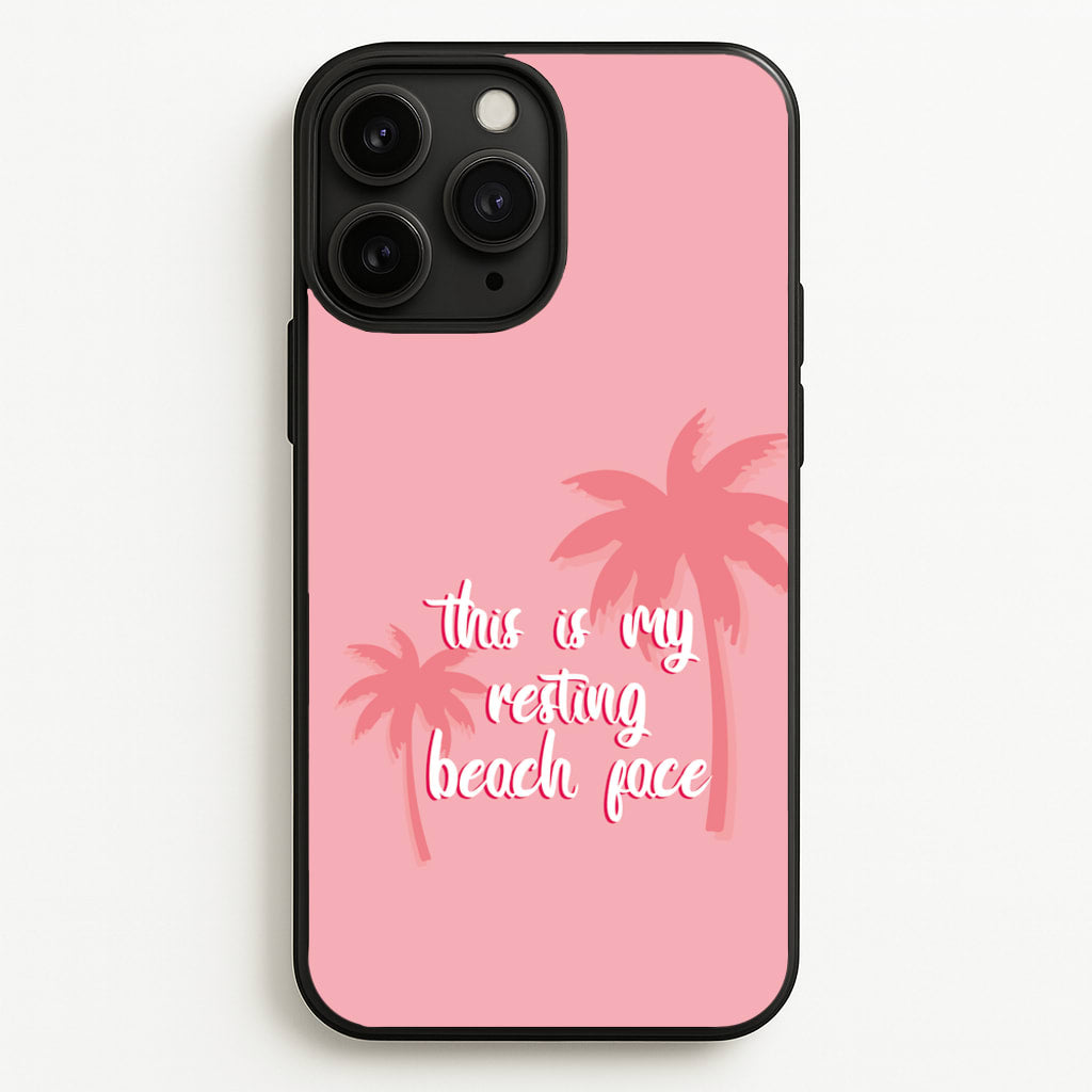 This Is My Resting Beach Face - Summer Quotes - Summer Quotes Phone Case for iPhone 11 Pro