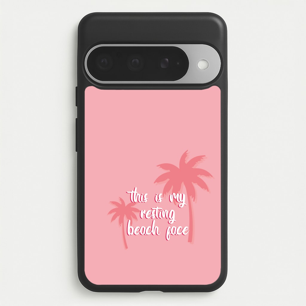 This Is My Resting Beach Face - Summer Quotes Phone Case for Google Pixel 10 Pro XL