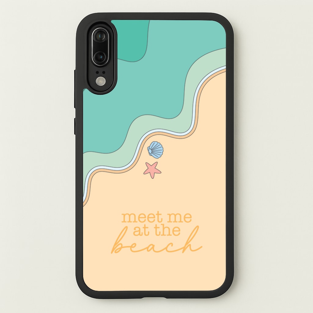 Meet Me At The Beach - Summer - Summer Phone Case for Huawei P20