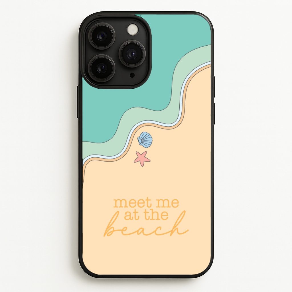 Meet Me At The Beach - Summer - Summer Phone Case for iPhone 11 Pro