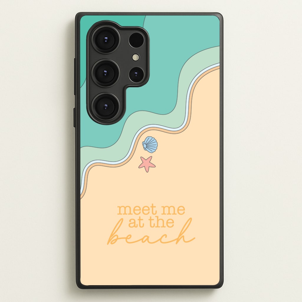 Meet Me At The Beach - Summer - Summer Phone Case for Galaxy S25 Ultra