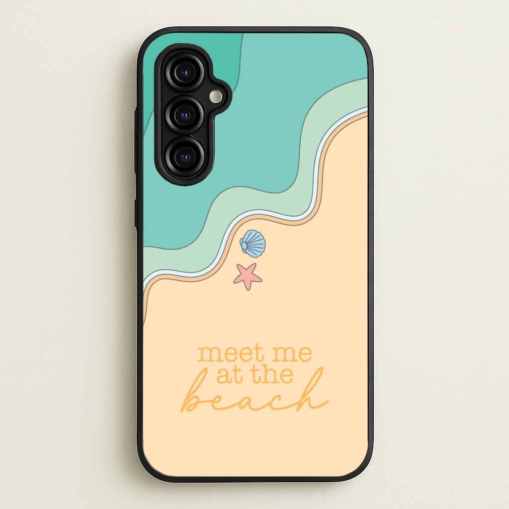 Meet Me At The Beach - Summer - Summer Phone Case for Galaxy A54