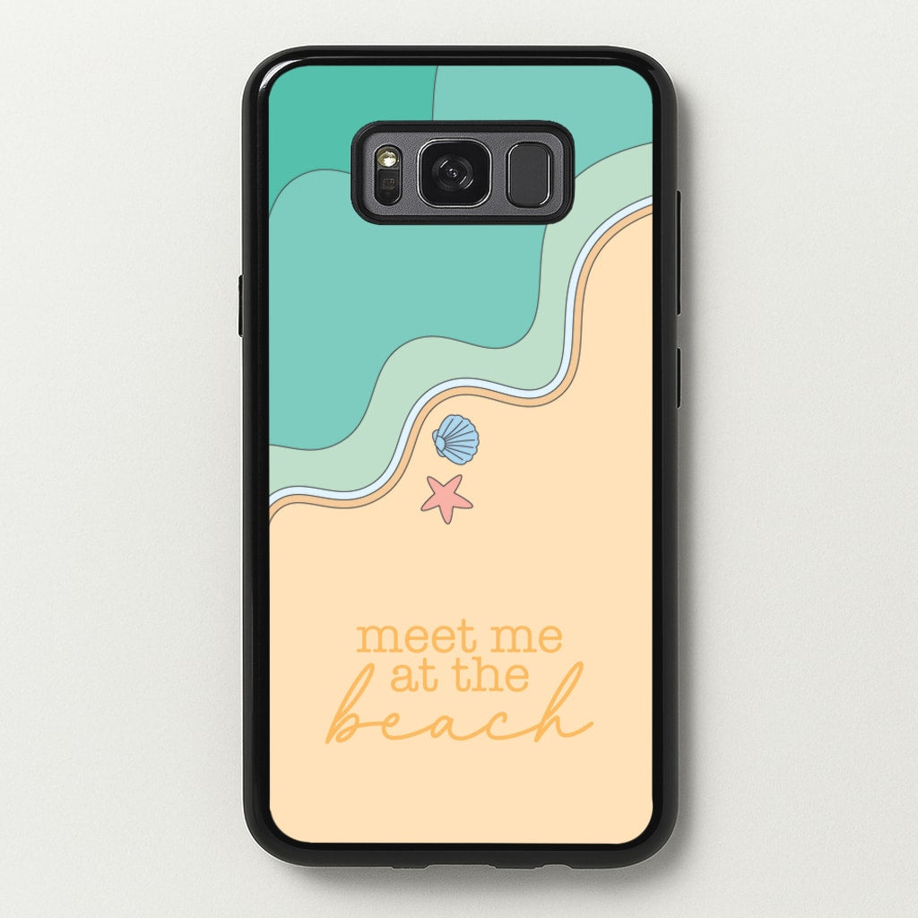 Meet Me At The Beach - Summer - Summer Phone Case for Galaxy S8