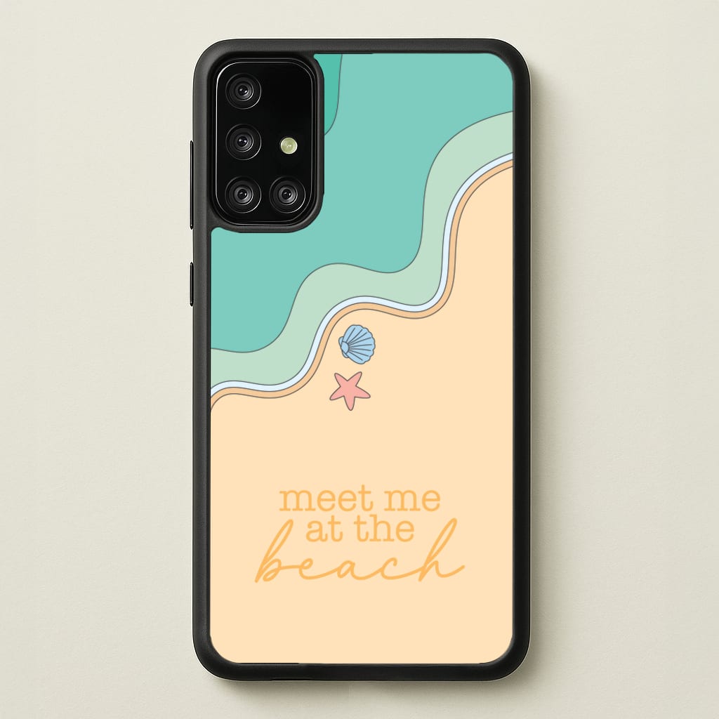 Meet Me At The Beach - Summer - Summer Phone Case for Galaxy A71
