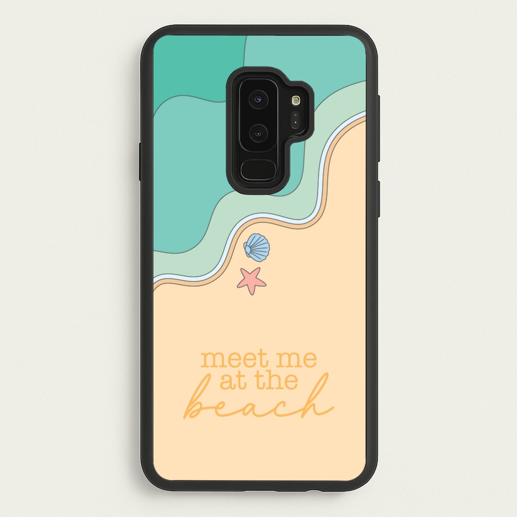 Meet Me At The Beach - Summer - Summer Phone Case for Galaxy S9 Plus