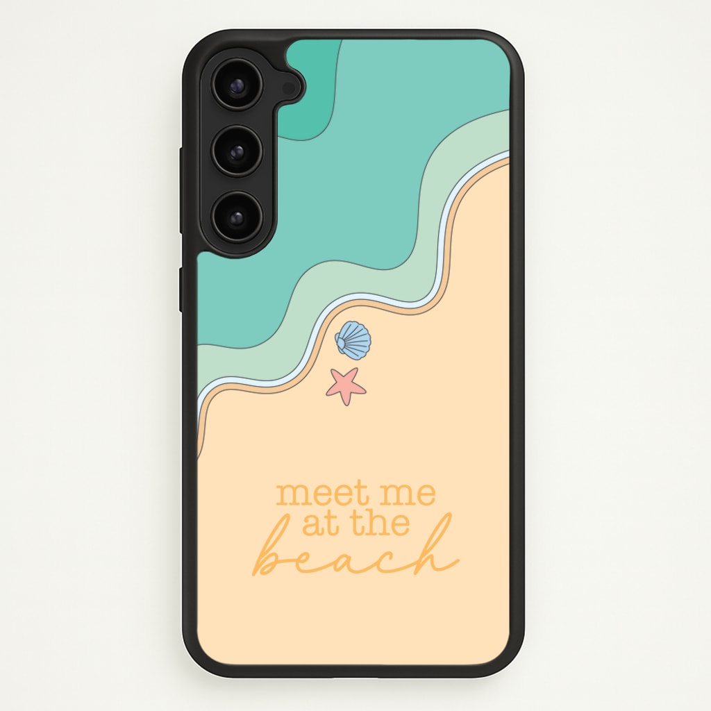 Meet Me At The Beach - Summer - Summer Phone Case for Galaxy S23