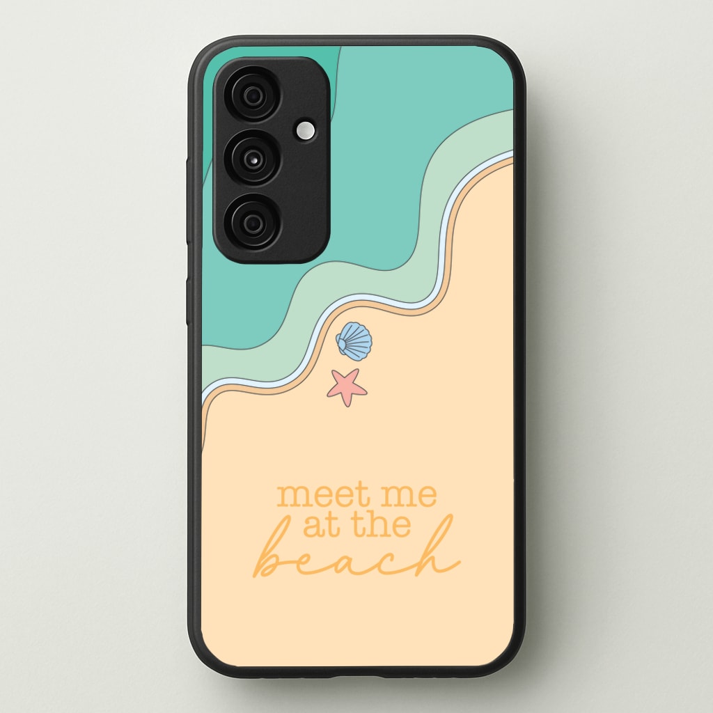 Meet Me At The Beach - Summer - Summer Phone Case for Galaxy A55