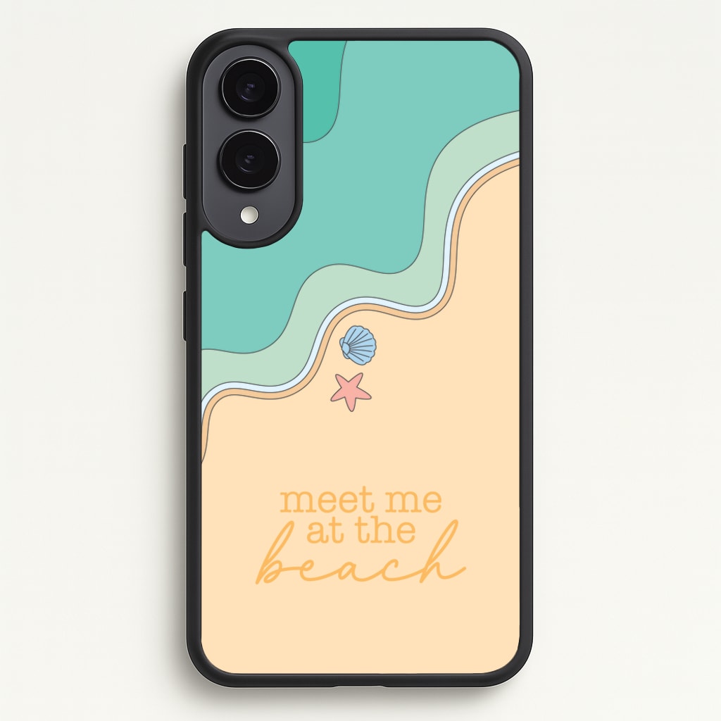 Meet Me At The Beach - Summer - Summer Phone Case for Galaxy S25 Edge