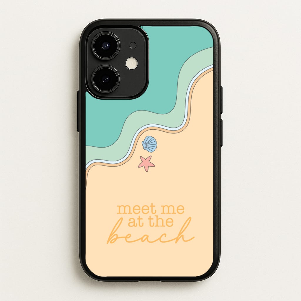 Meet Me At The Beach - Summer - Summer Phone Case for iPhone 12 Mini