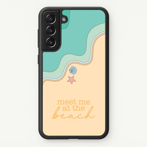 Meet Me At The Beach - Summer - Summer Phone Case for Galaxy S21FE