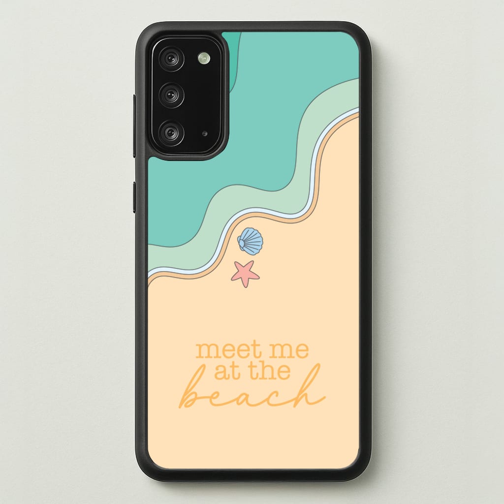 Meet Me At The Beach - Summer - Summer Phone Case for Galaxy Note 20