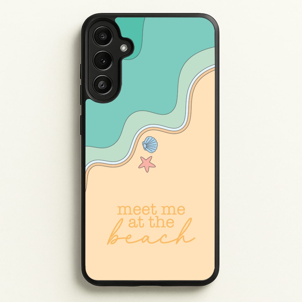 Meet Me At The Beach - Summer - Summer Phone Case for Galaxy A34