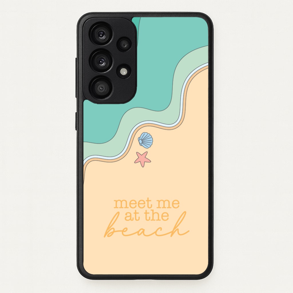 Meet Me At The Beach - Summer - Summer Phone Case for Galaxy A53
