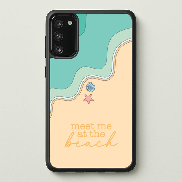 Meet Me At The Beach - Summer - Summer Phone Case for Galaxy S20