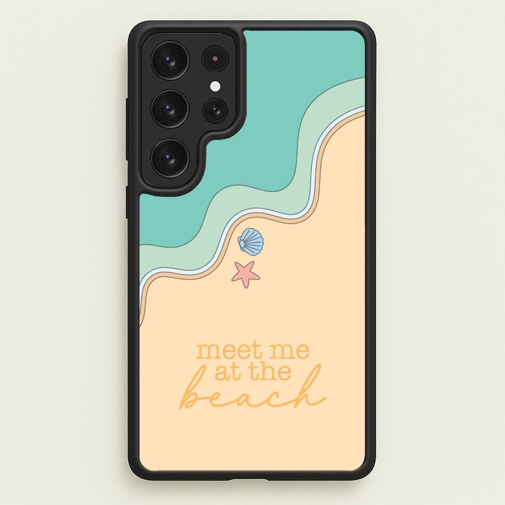Meet Me At The Beach - Summer - Summer Phone Case for Galaxy S22 Ultra