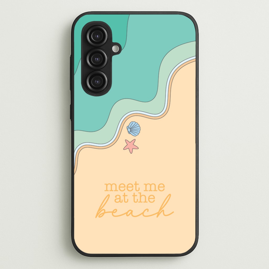 Meet Me At The Beach - Summer - Summer Phone Case for Galaxy S23FE