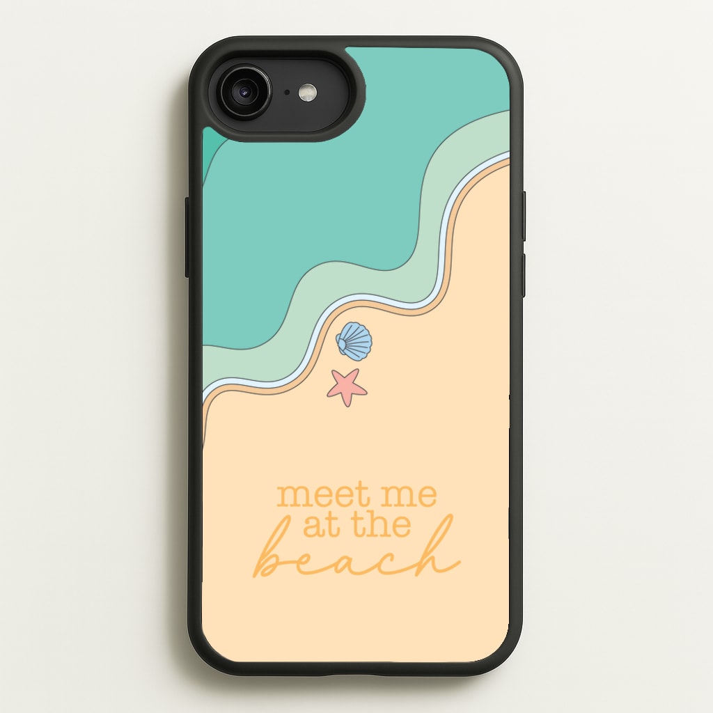 Meet Me At The Beach - Summer - Summer Phone Case for iPhone 6 Plus / 7 Plus / 8 Plus