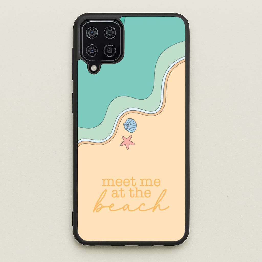 Meet Me At The Beach - Summer - Summer Phone Case for Galaxy A12