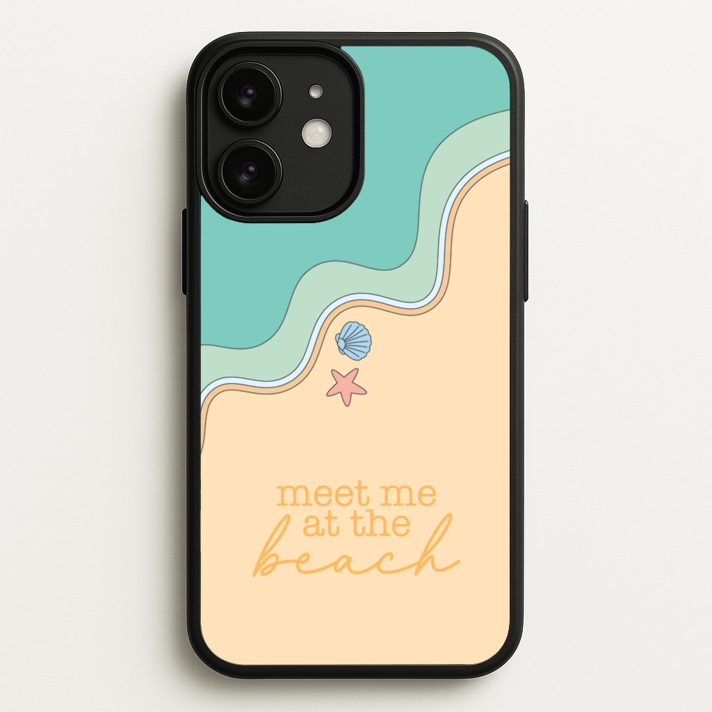 Meet Me At The Beach - Summer - Summer Phone Case for iPhone 11
