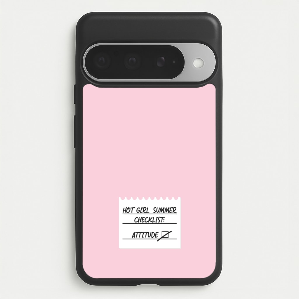 Hot Girl Summer Checklist - Summer Phone Case for Google Pixel 10 Pro XL