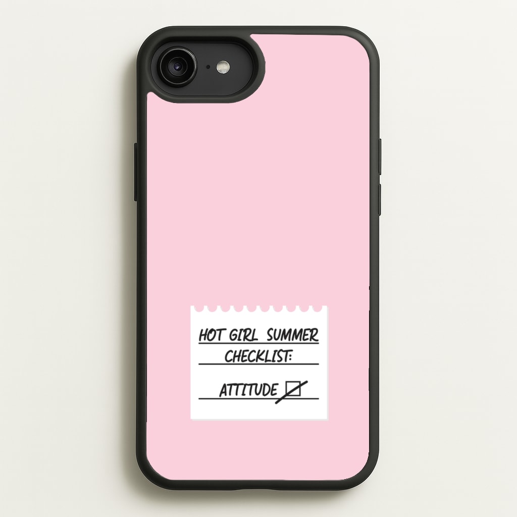 Hot Girl Summer Checklist - Summer - Summer Phone Case for iPhone 6 Plus / 7 Plus / 8 Plus