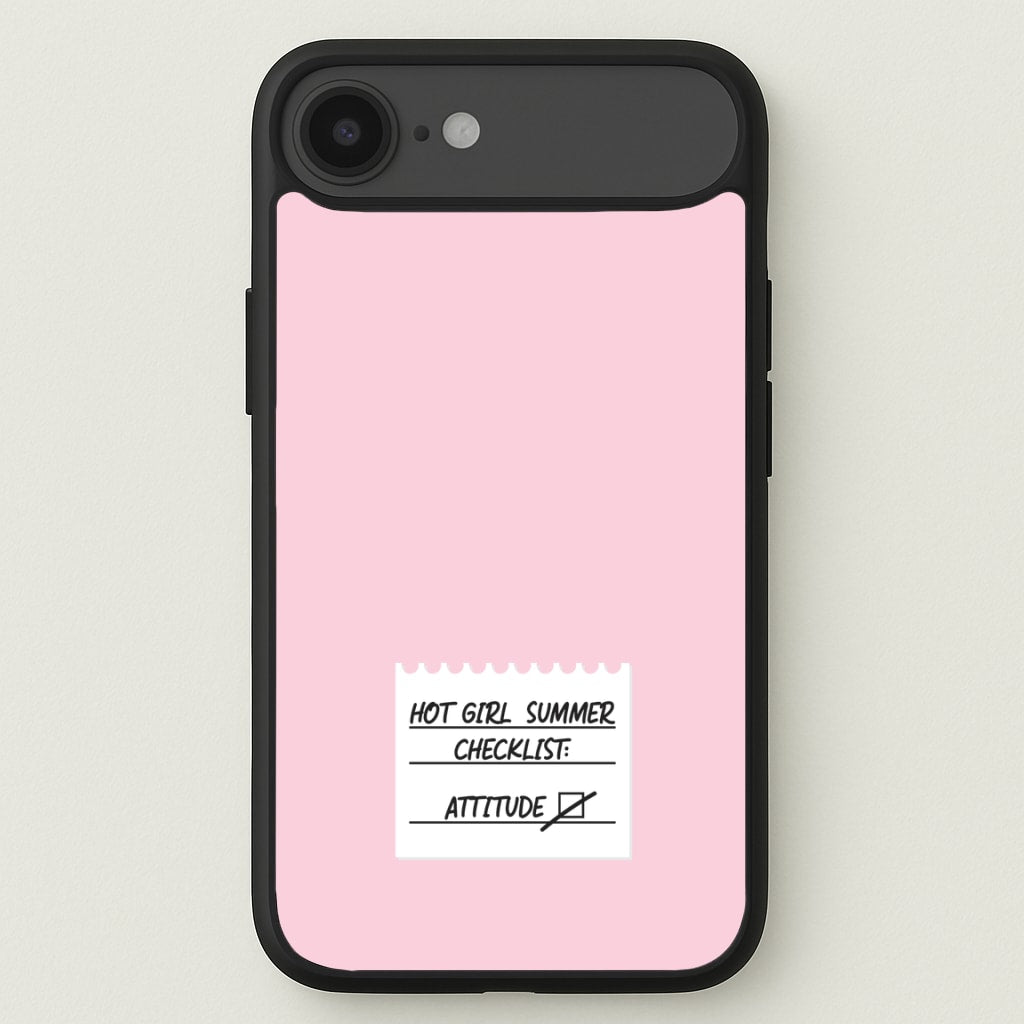 Hot Girl Summer Checklist - Summer Phone Case for iPhone 17 Air