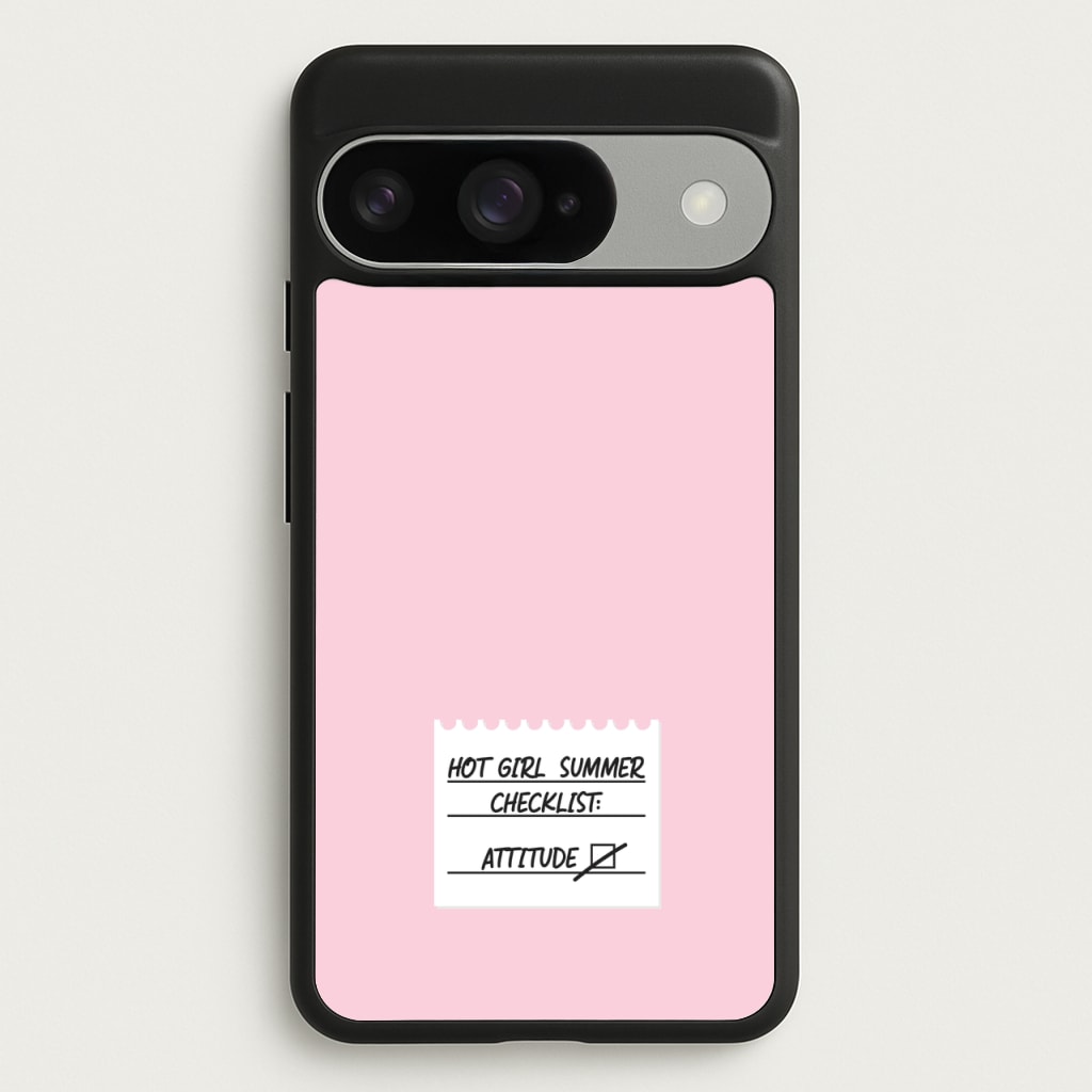 Hot Girl Summer Checklist - Summer Phone Case for Google Pixel 10 / 10 Pro