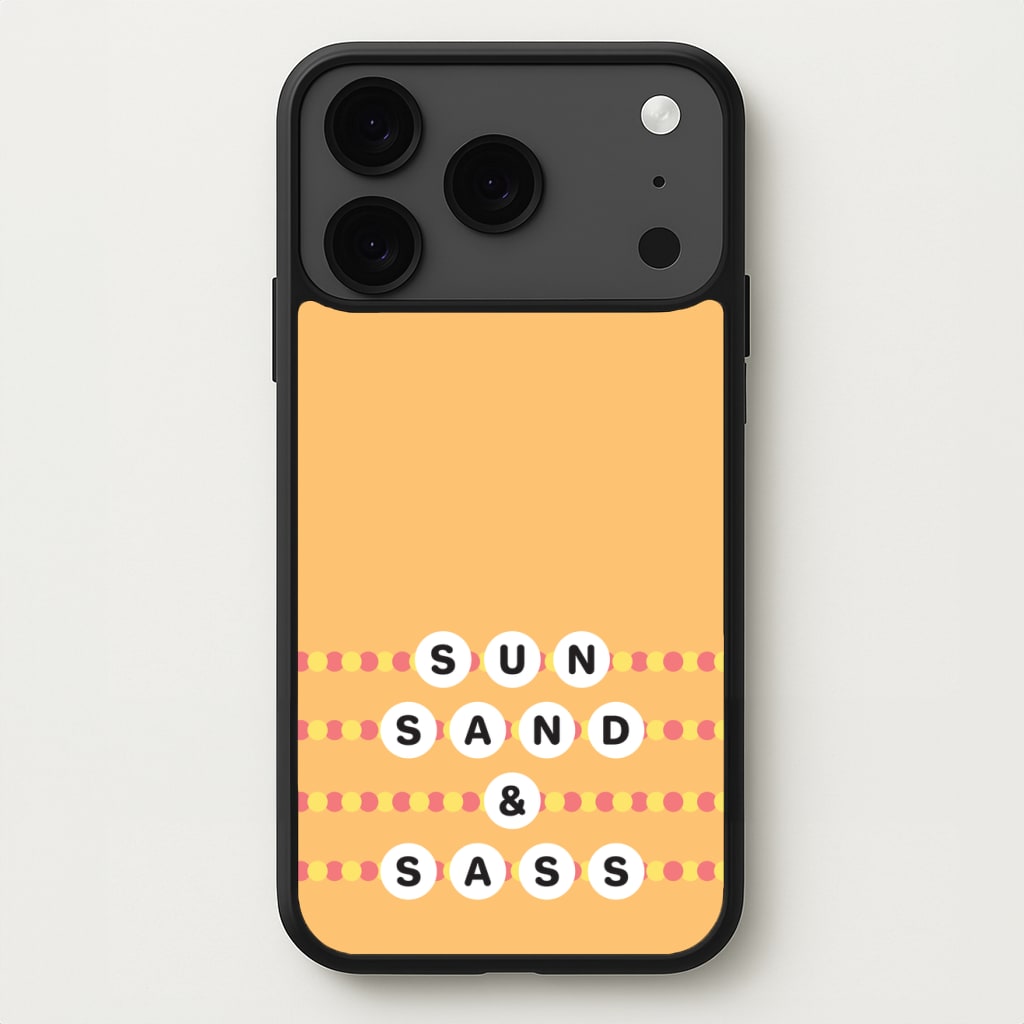Sun, Sand And Sass Phone Case for iPhone 17 Pro