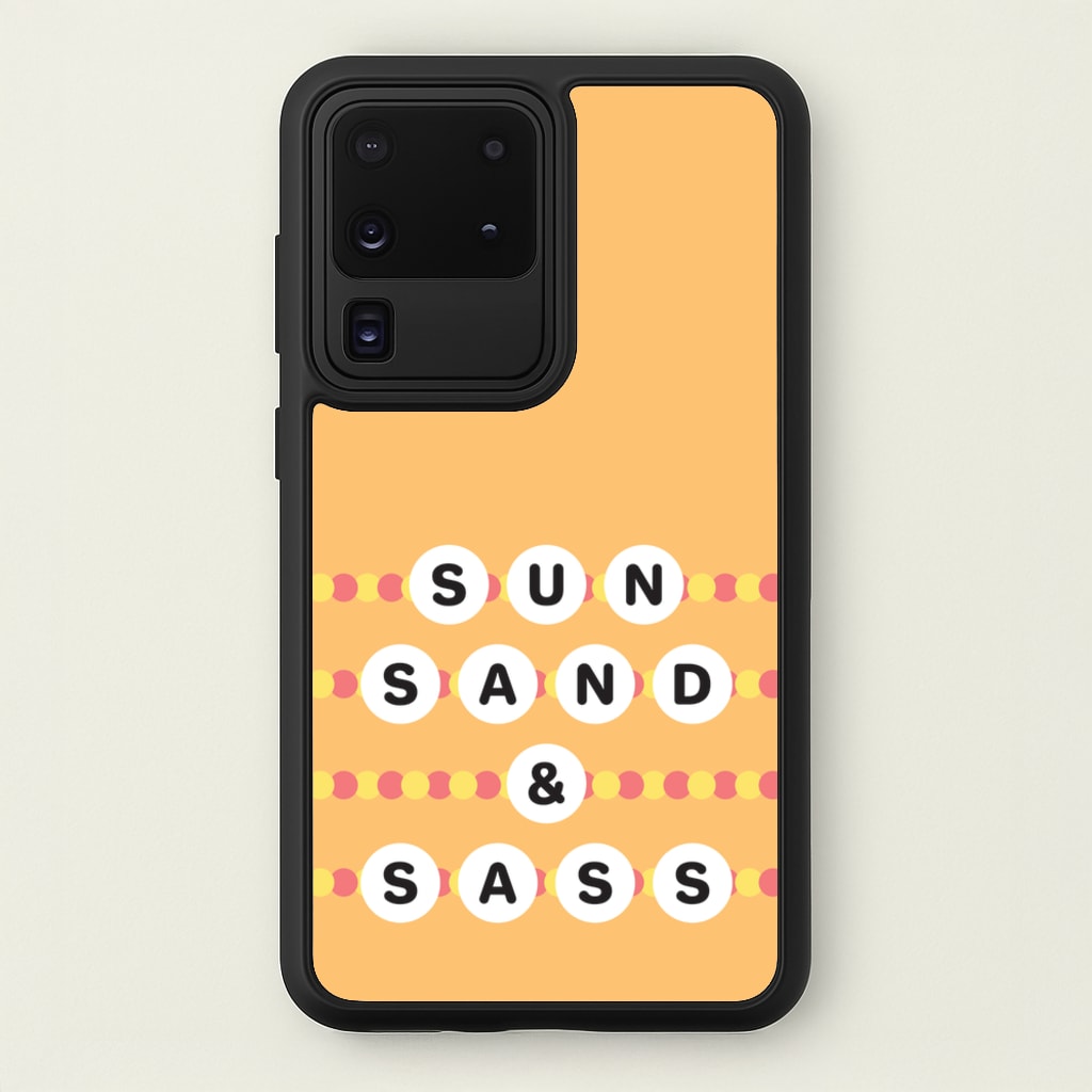 Sun, Sand And Sass - Hot Girl Summer Phone Case for Galaxy S20 Ultra