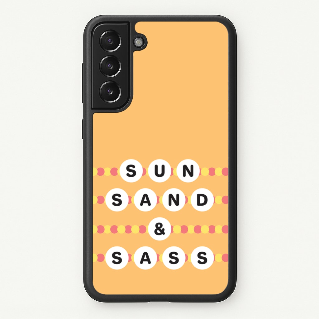 Sun, Sand And Sass - Hot Girl Summer Phone Case for Galaxy S22