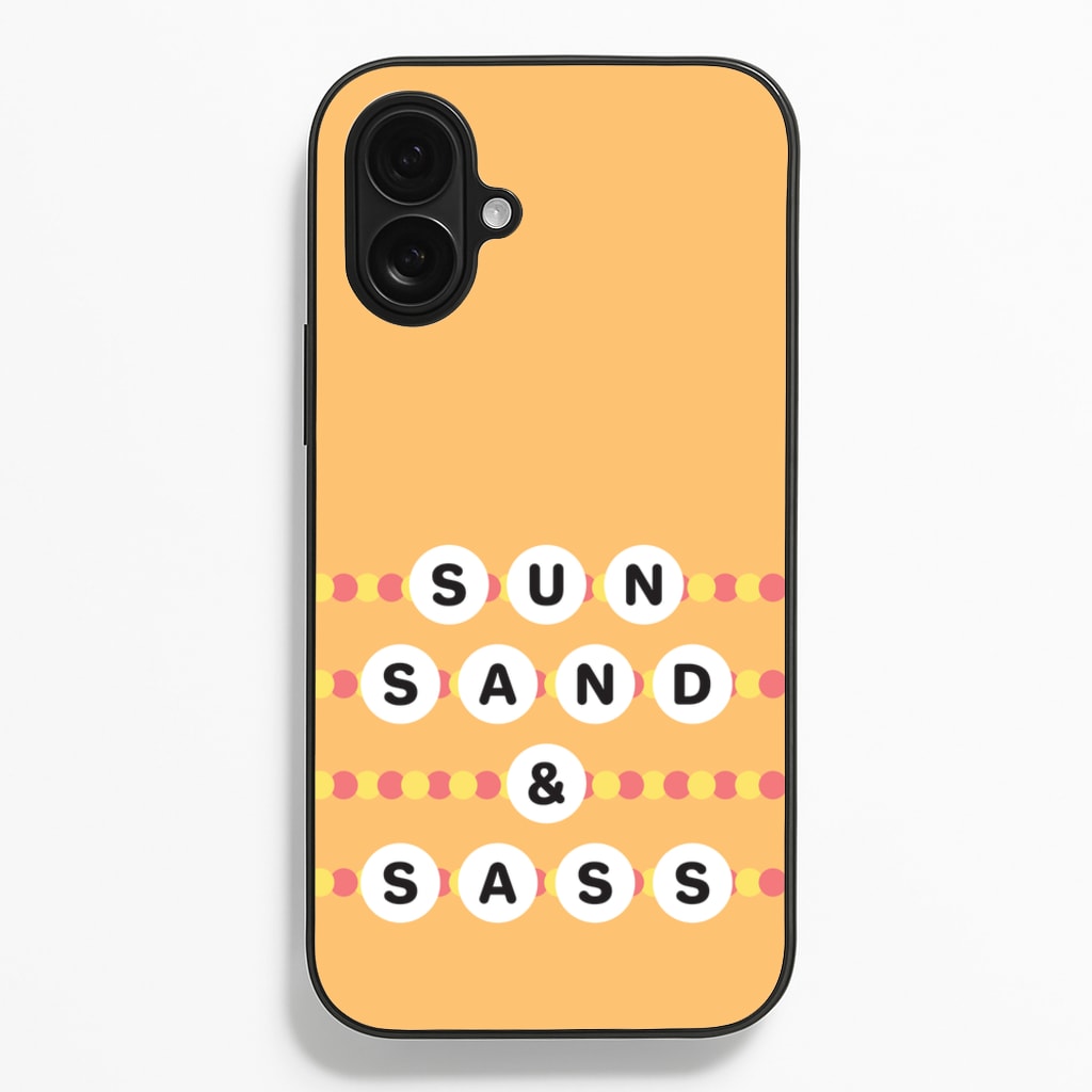 Sun, Sand And Sass - Hot Girl Summer Phone Case for iPhone 16 Plus