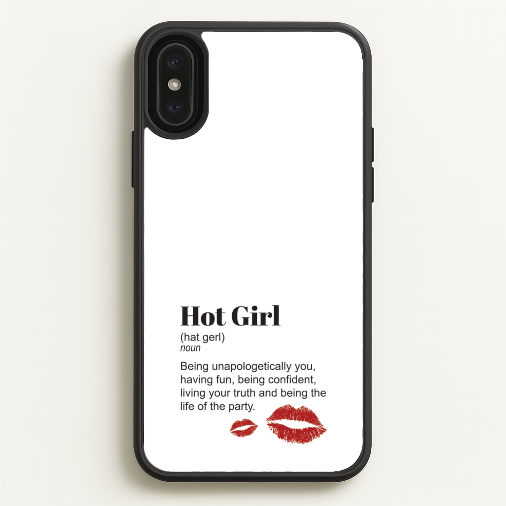 Hot Girl Dictionary Definition - Hot Girl Summer Phone Case for iPhone XS Max