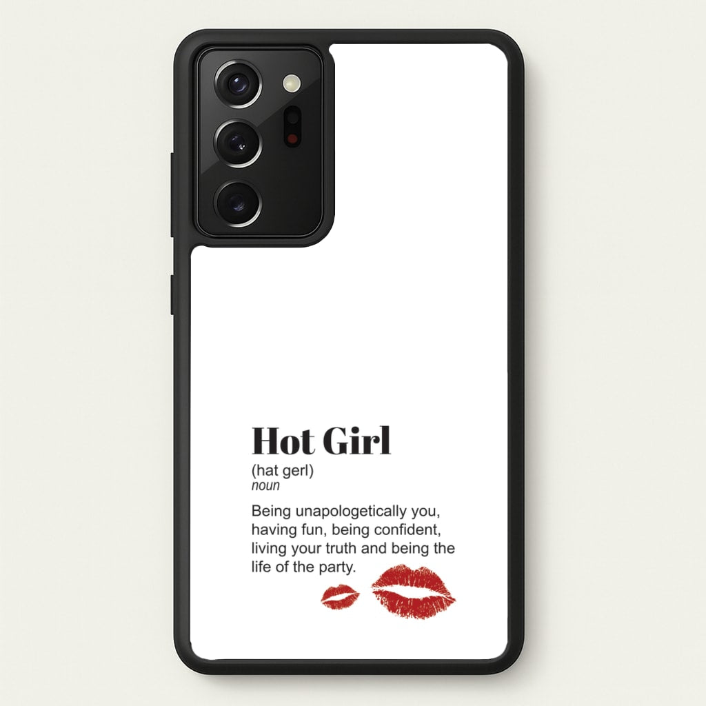 Hot Girl Dictionary Definition - Hot Girl Summer Phone Case for Galaxy Note 20 Ultra